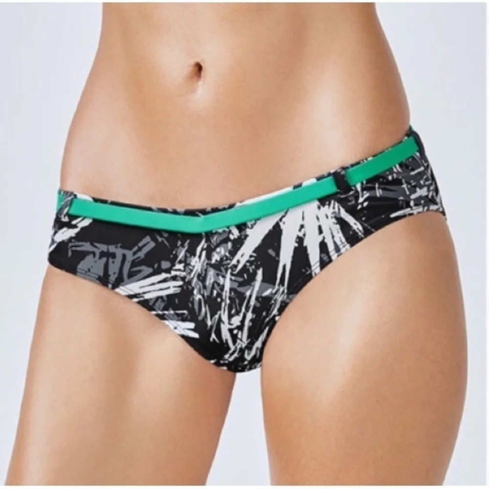Fabletics Paradise Print Allison Cheeky Bikini l S